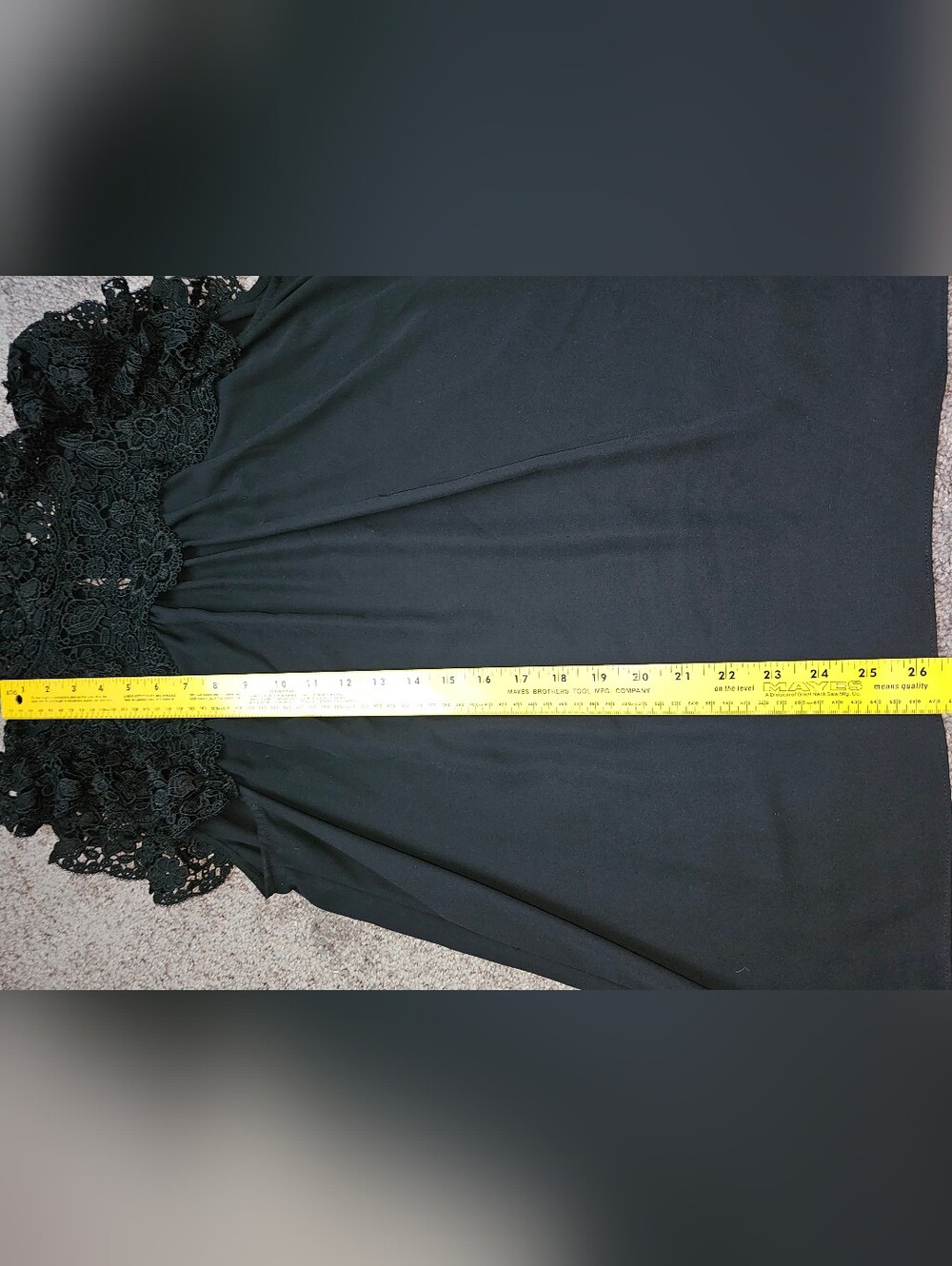 Kate Spade Black Lace Yoke Sleeveless Camisole Sz XL - Picture 8 of 10